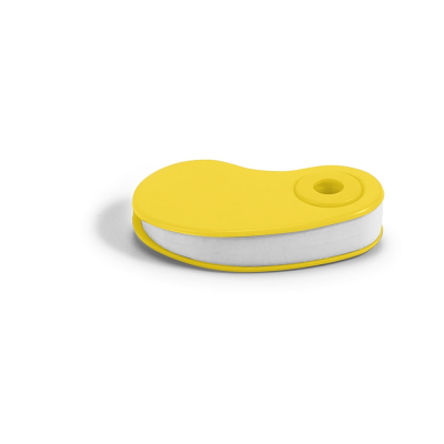 SIZA WHITE TPR ERASER with PP Protective Cover in Yellow