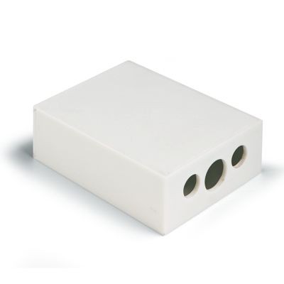 PENCIL SHARPENER in White Plastic