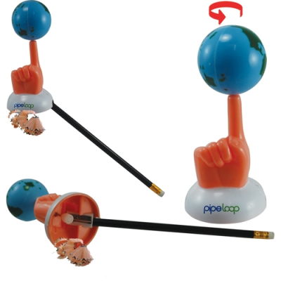 SPINNING GLOBE PENCIL SHARPENER **