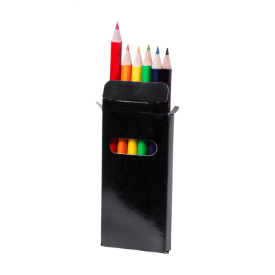 6 PC PENCIL SET in Black