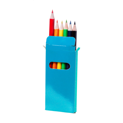 6 PC PENCIL SET in Blue