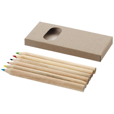 ARTEMAA 6-PIECE PENCIL COLOURING SET