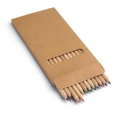 CARDBOARD CARD COLOURING PENCIL BOX