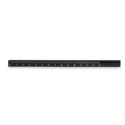 CARPENTERS PENCIL with Ruler in Black