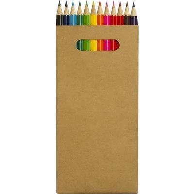 COLOURWORLD FULL PENCIL SET BROWN BOX 12
