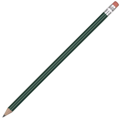 FSC WOOD PENCIL with Pink Eraser - Green