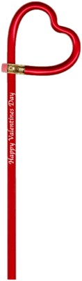 HEART SHAPE BENTCIL PENCIL with Eraser