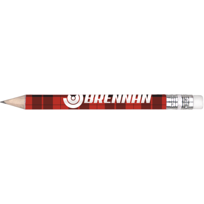MINI WOOD PENCIL - with Eraser (Ultra Hd Print)