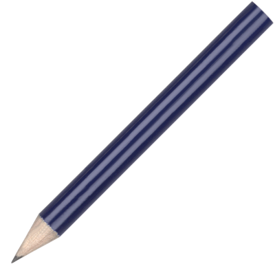 MINI WOOD PENCIL with No Eraser - Blue