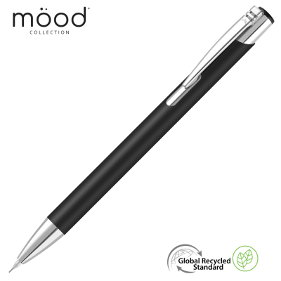 MOOD GRS RECYCLED SOFT FEEL METAL MECHANICAL PENCIL - BLACK