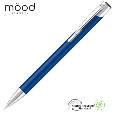 MOOD GRS RECYCLED SOFT FEEL METAL MECHANICAL PENCIL - ROYAL BLUE