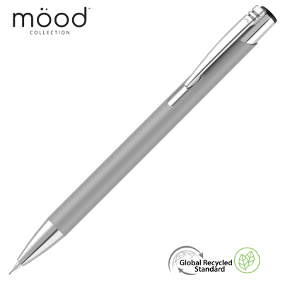 MOOD GRS RECYCLED SOFT FEEL METAL MECHANICAL PENCIL - SILVER