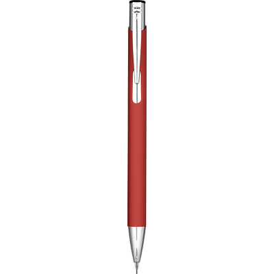 MOOD SOFT FEEL METAL MECHANICAL PENCIL - RED