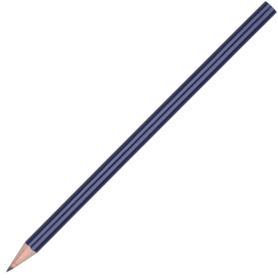 STANDARD WOOD PENCIL with No Eraser - Blue
