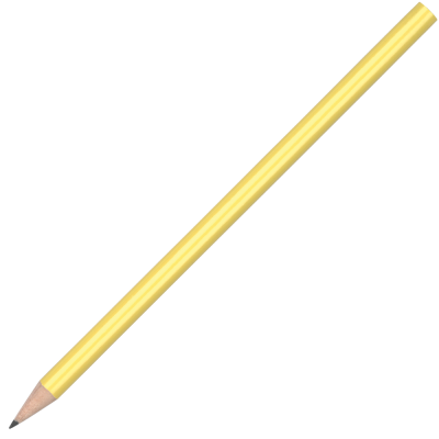 STANDARD WOOD PENCIL with No Eraser - Yellow