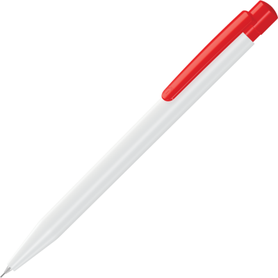 SUPERSAVER EXTRA MECHANICAL PENCIL - WHITE - RED