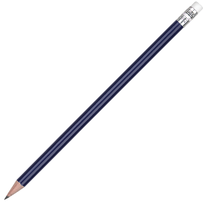 WOOD ARGENTE PENCIL with White Eraser - Blue
