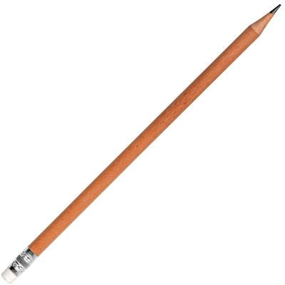 WOOD PENCIL in Tan with White Eraser