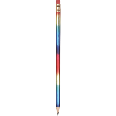WOOD RAINBOW PENCIL - SHARPENED