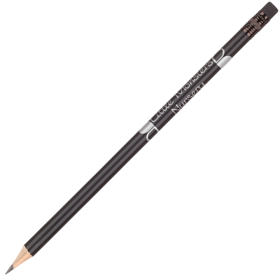 WOOD SHADOW PENCIL with Eraser Black