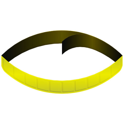 RFX™ 58 CM REFLECTIVE PVC BAND FOR PETS in Neon Fluorescent Yellow