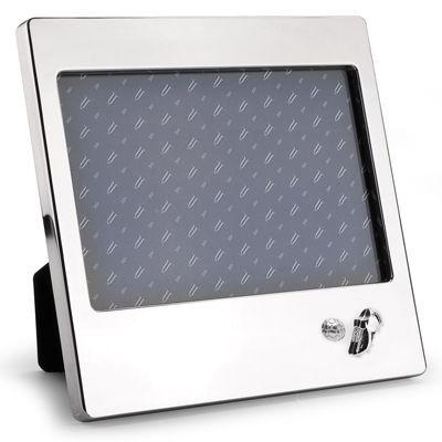 FOOTBALL METAL PHOTO FRAME in Silver