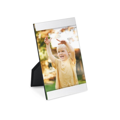 GUILLE PHOTO FRAME in Satin Silver