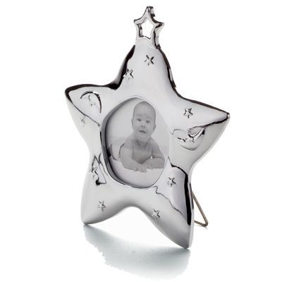 MINI STAR PHOTO FRAME in Silver Metal