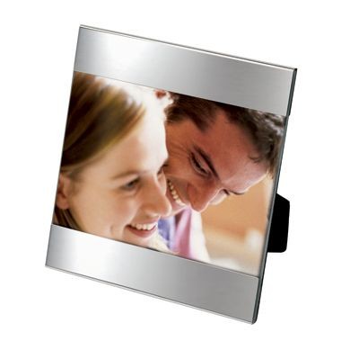 PHOTO FRAME in Silver Metal