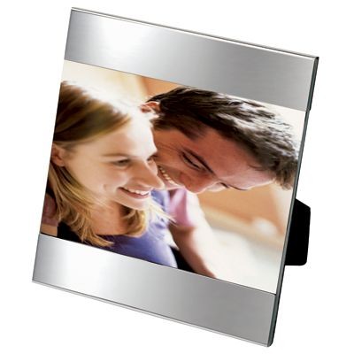 PHOTO FRAME in Silver Metal