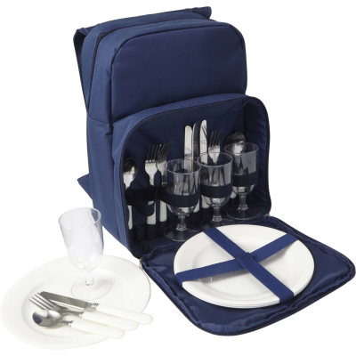 PICNIC BACKPACK RUCKSACK in Blue