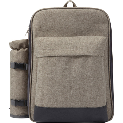 PICNIC BACKPACK RUCKSACK in Pale Grey