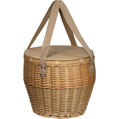 MARK TWAIN PICNIC BASKET in Beige