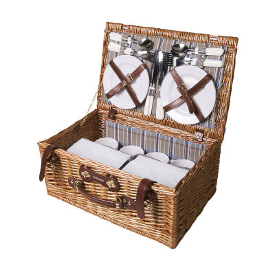 QUALITYTIME PICNIC BASKET in Brown