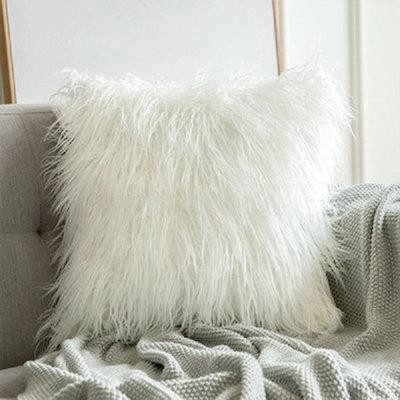 DELUXE DECORATIVE PLUSH PILLOW CASE