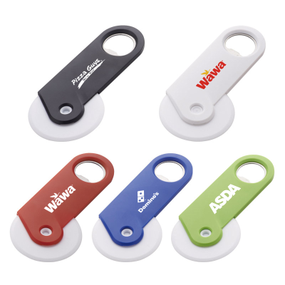 PIZZA CUTTER with Bottle Opener