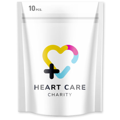 10-PIECES PLASTER PACK with Full Colour Printed Paper Pouch