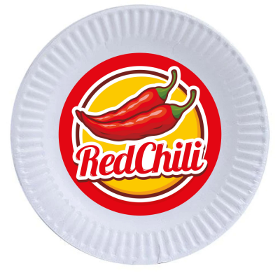 DISPOSABLE PAPER PLATE (23CM)