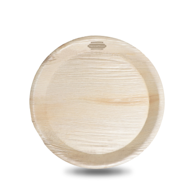 LARGE ROUND DISPOSABLE PALM LEAF PLATE