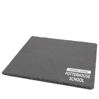 NATURAL EDGE SLATE PLATTER (28X28CM)
