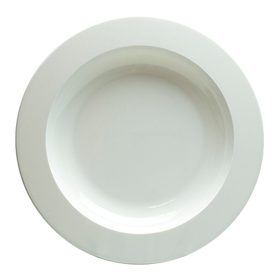 PLASTIC PLATE WHITE
