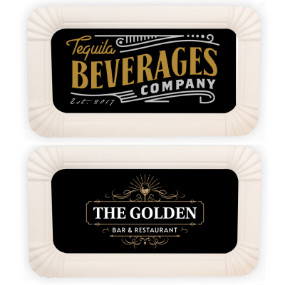 RECTANGULAR PAPER PLATE (13X24CM)