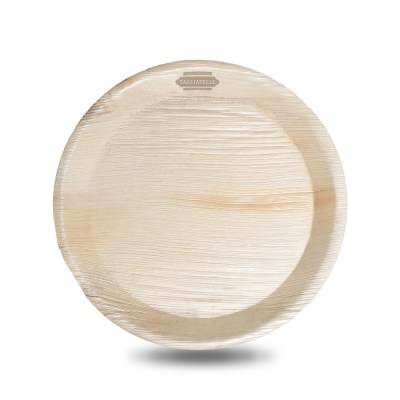 ROUND DISPOSABLE PALM LEAF PLATE
