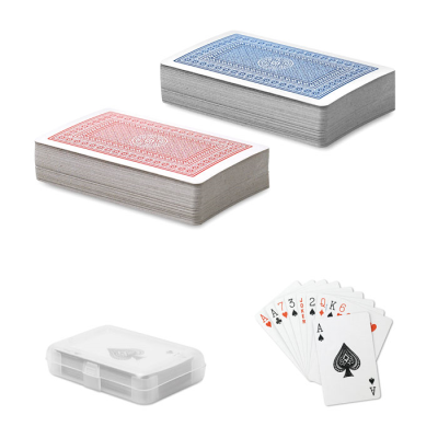 PLAYING CARD PACK in PP Case in Red