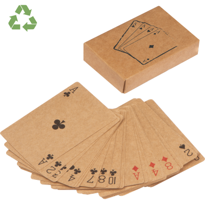 POKER CLASSIC CARD GAME in Beige