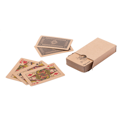 RECYCLED PAPER PLAYING CARD PACK in Natural