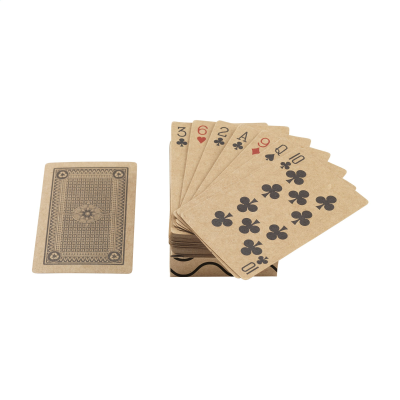 RECYCLED PLAYING CARD PACK SINGLE DECK in Wood