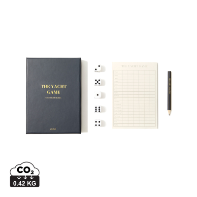 VINGA THE YACHT COFFEE TABLE GAME in Navy