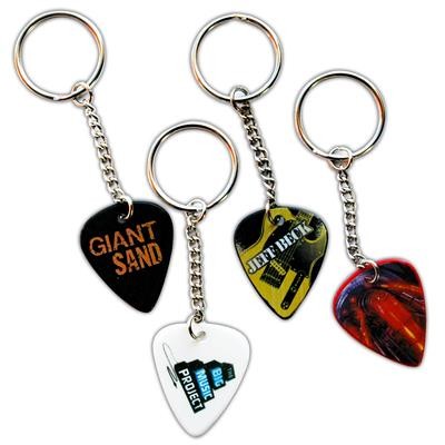 GUITAR PICK PLECTRUM KEYRING