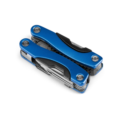 DUNITO FOLDING MINI MULTI-FUNCTION PLIERS MADE OF STAINLESS STEEL METAL AND ALUMINUM in Royal Blue